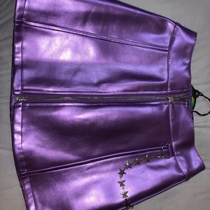 purple star skirt